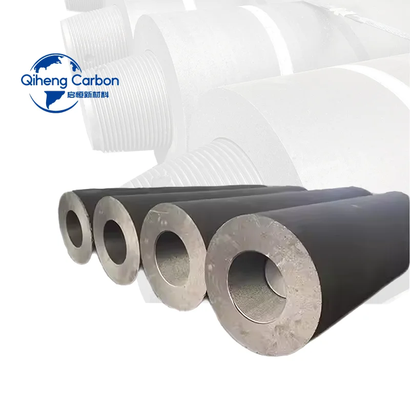 Высококачественные антиокислительно обработанные графитовые электроды с сосками для дуговых и ковшовых печей