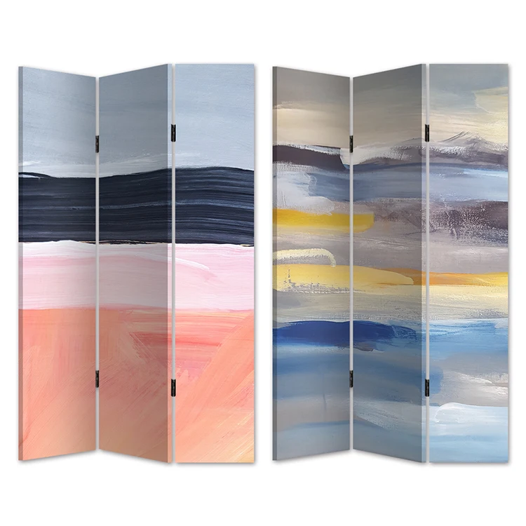 Абстрактный индивидуальный каркас, складной деревянный разделитель для комнаты