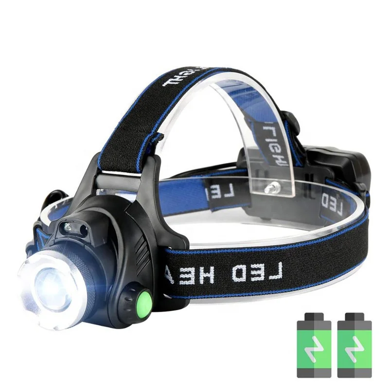 Ningbo Factory USB Charging Sensor LED Light Headlamp Rechargeable Waterproof Camping LED Head lamp Sensor Headlamp