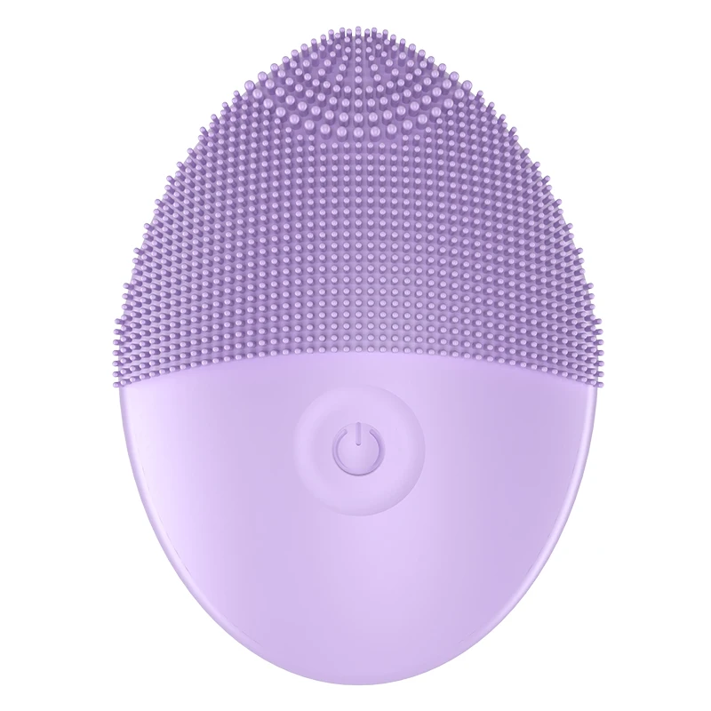 Portable Mini Waterproof Sonic Face Cleansing Washing Massage Brush Electric Silicone Facial Cleanser Brush