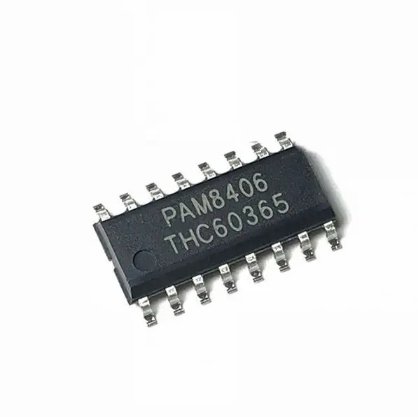SOP16 2.5V-5.5V 3.2W 1 Func 2 Channels Audio Amplifier IC PAM 8403 PAM8403
