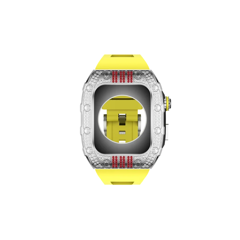 Low Price 45mm 44mm 41mm High Quality Stainless Steel Watch Case Cover With Diamond For Apple Watch 8 7 6 5 4