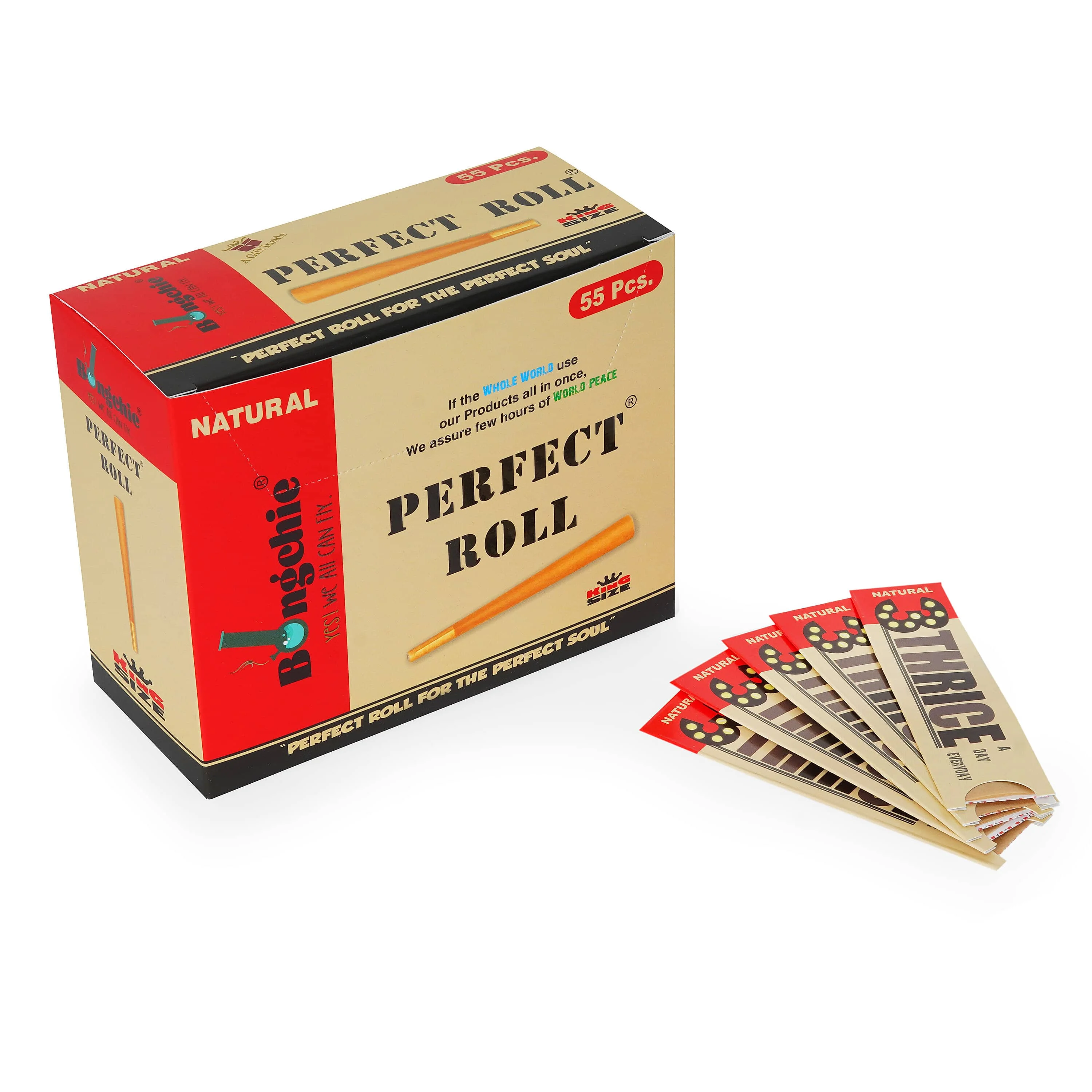 Good quality brown perfect roll for smoking exporter from india