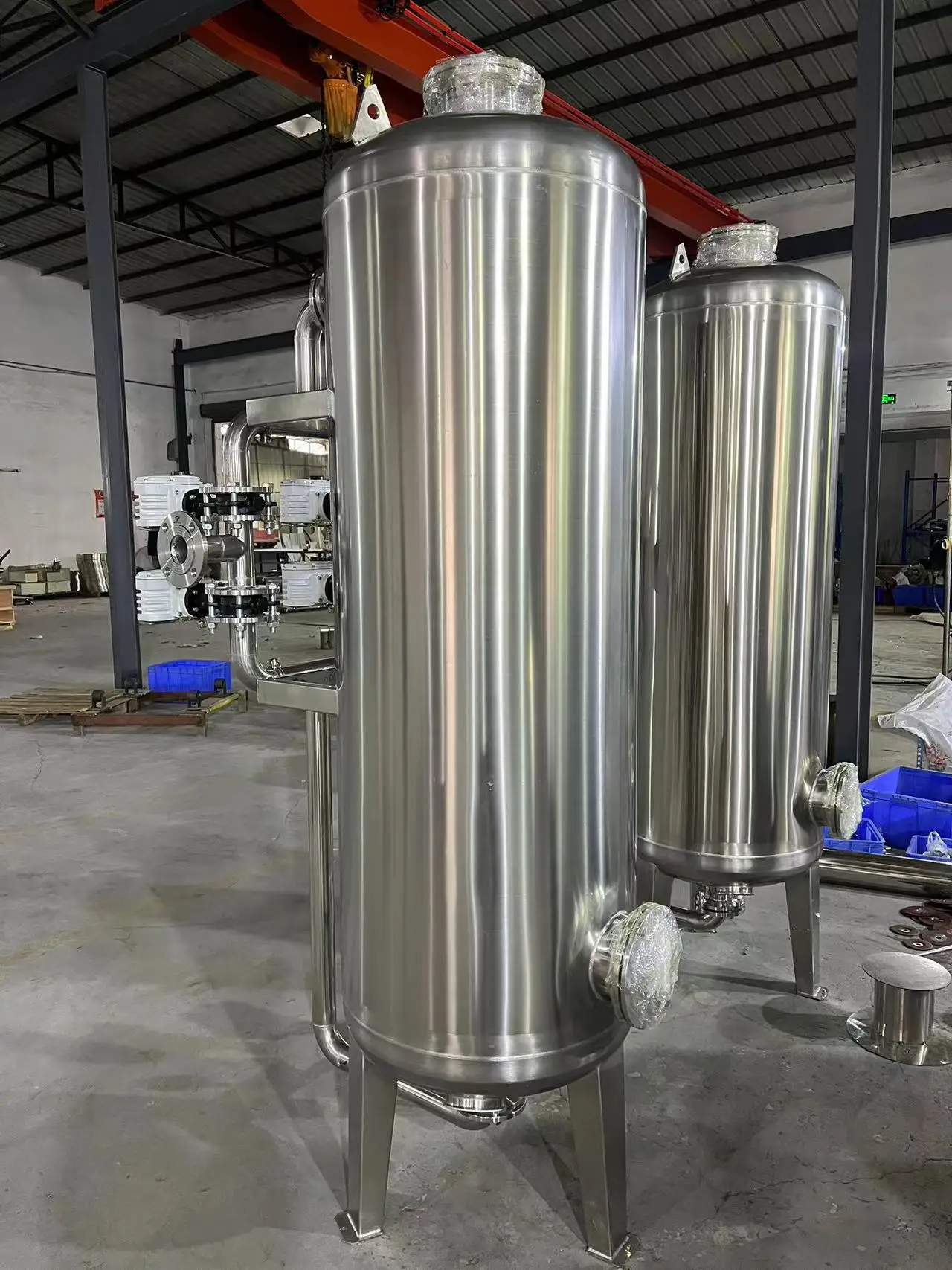 Customized High-quality preprocessing system mechanical filter activated carbon&resin filter stainless steel water filters