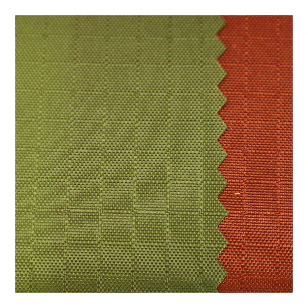 nylon oxford ripstop 210d 210 denier nylon ripstop with PU coated