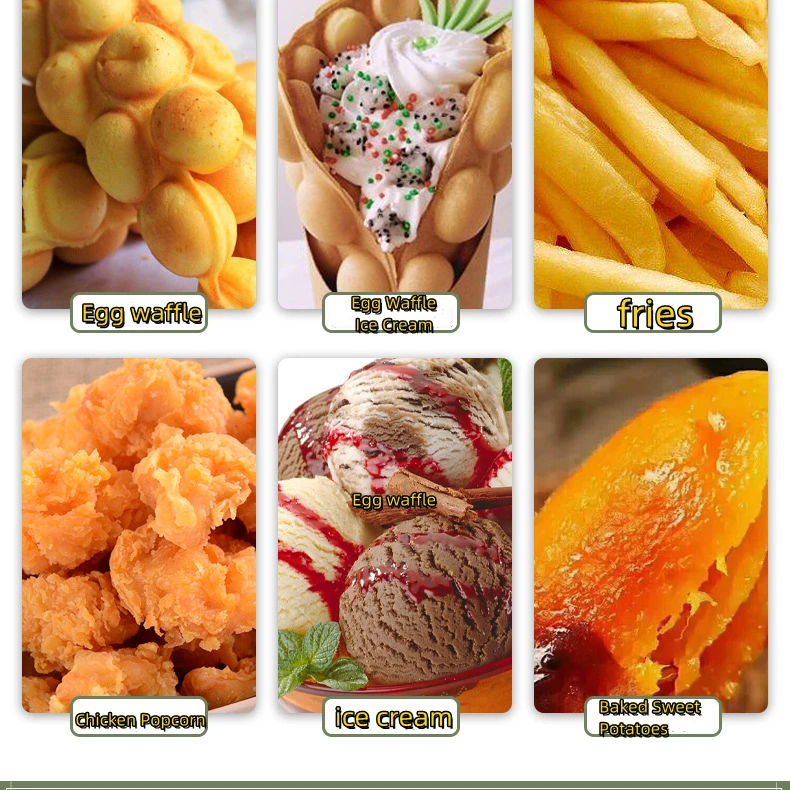 HongKong Egg Waffle Box Crepe Cone Waffle Paper Packaging Cone Holder Bubble Tea Waffle Packaging custom packing paper box