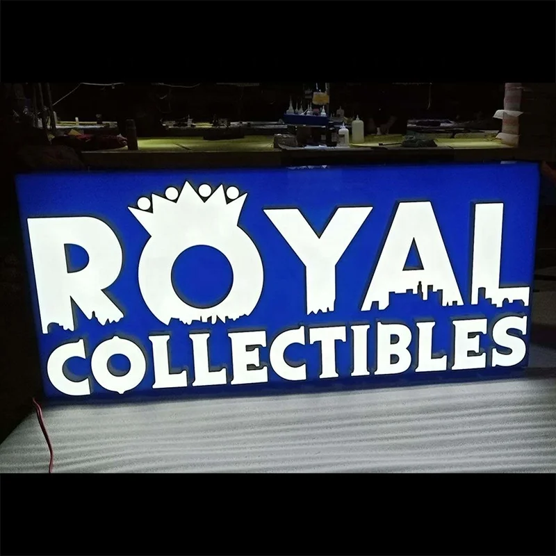 Light in the Box Outdoor/Indoor LED Sign Front Store Illuminated for Advertising