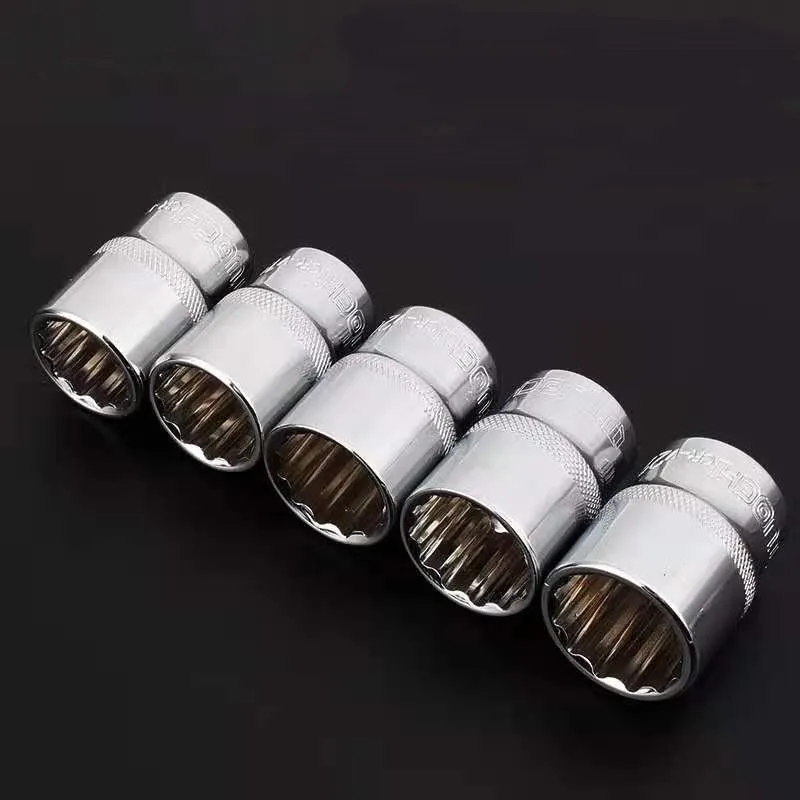 CR-V 8-32mm 1/2' Mirror Hexagon Socket Wrench Internal Hollow Threaded Wrench Socket