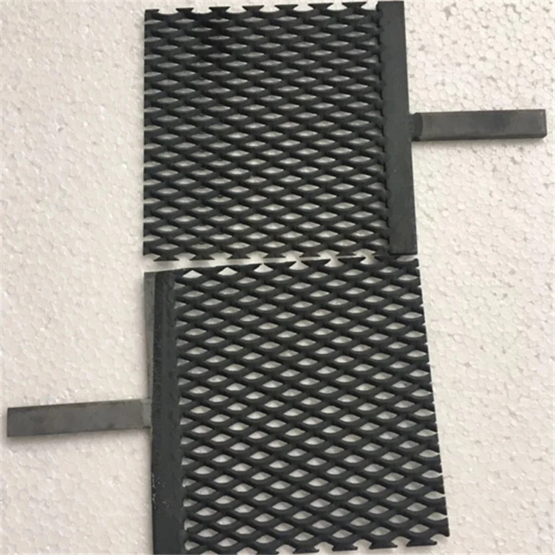 Катод рутения с покрытием сетки и проволочные стойки с покрытием иридиевого оксида титановый анод для электролиза