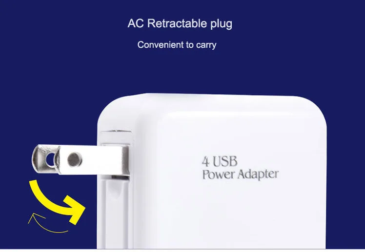 Многофункциональное зарядное устройство DP 5 в 2 а 4USB для мобильных телефонов