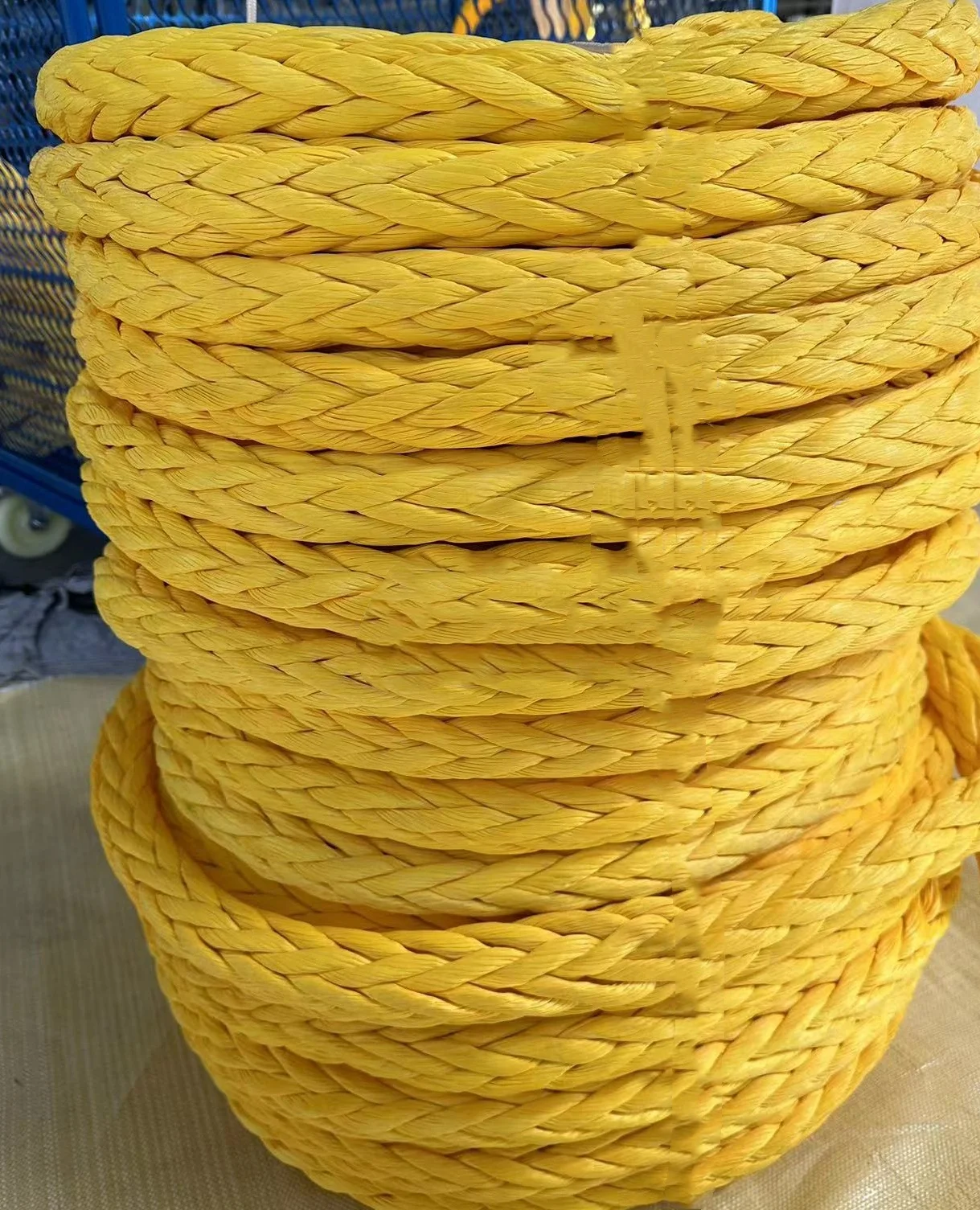 12 нитей uhmwpe образец синтетическая лебедка плазменная швартовка водонепроницаемый фалярный толстый канат усиленный 1 дюйм 16 18 мм * 220 м