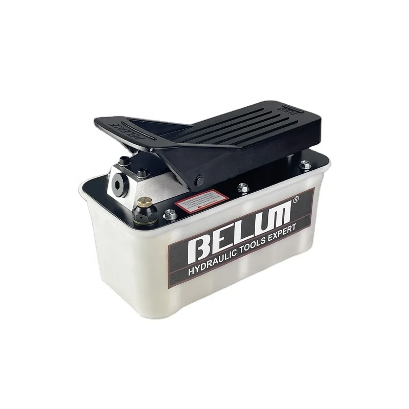 BAP-001 1.6 L OIL CAPACITY 700 Bar/ 10000 Psi Single Acting Air Driven Hydraulic Foot Pump