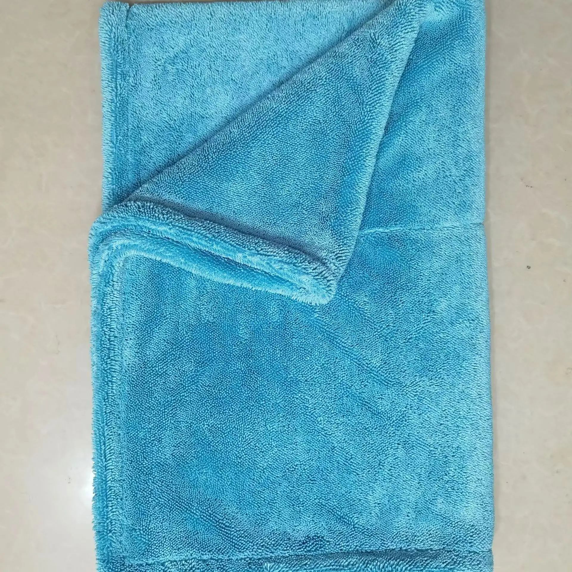 100% AA-Grade Split Microfiber Material Long High Quality Premium Double-Twist Loop Car Towel for Drying