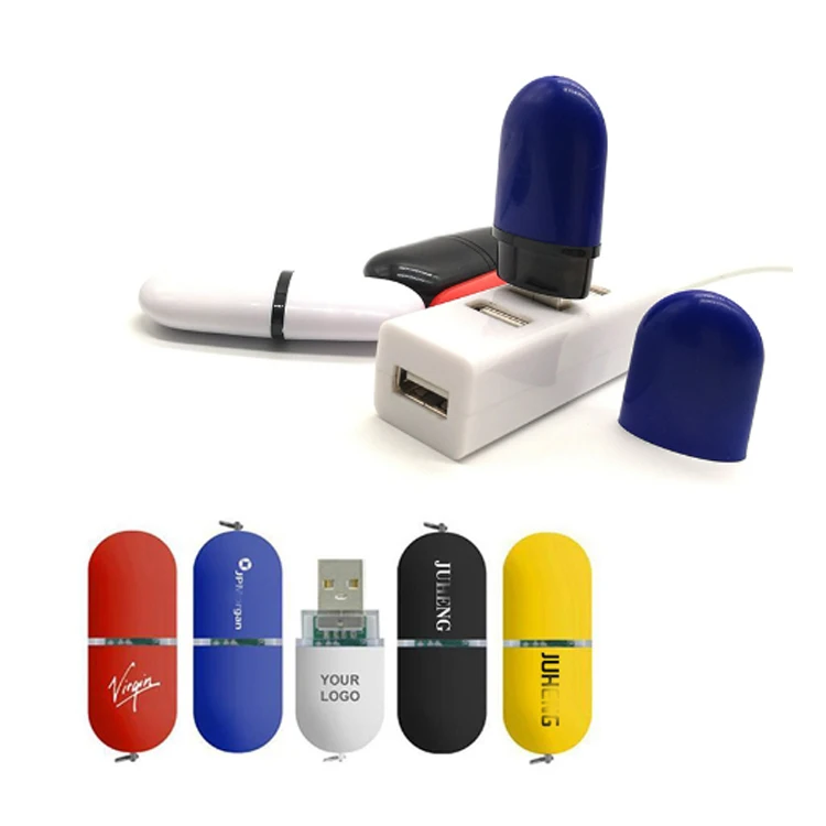 Pill Shape USB Flash Drive Colorful Logo Printing Logo 1Gb 2GB 4GB 8GB 16GB Medical Theme Pendrive Tablet USB
