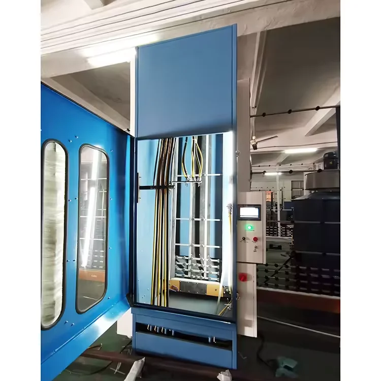 CE Certificated 1.6M Vertical Glass Sandblasting Machine Glass Frosting Machine