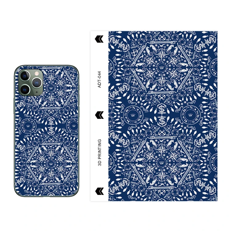 JJT Back Sticker 180*120 mm Back Sheet Film 3D Relief Back Skin Sticker for Mobile Phones for Cutting Machine