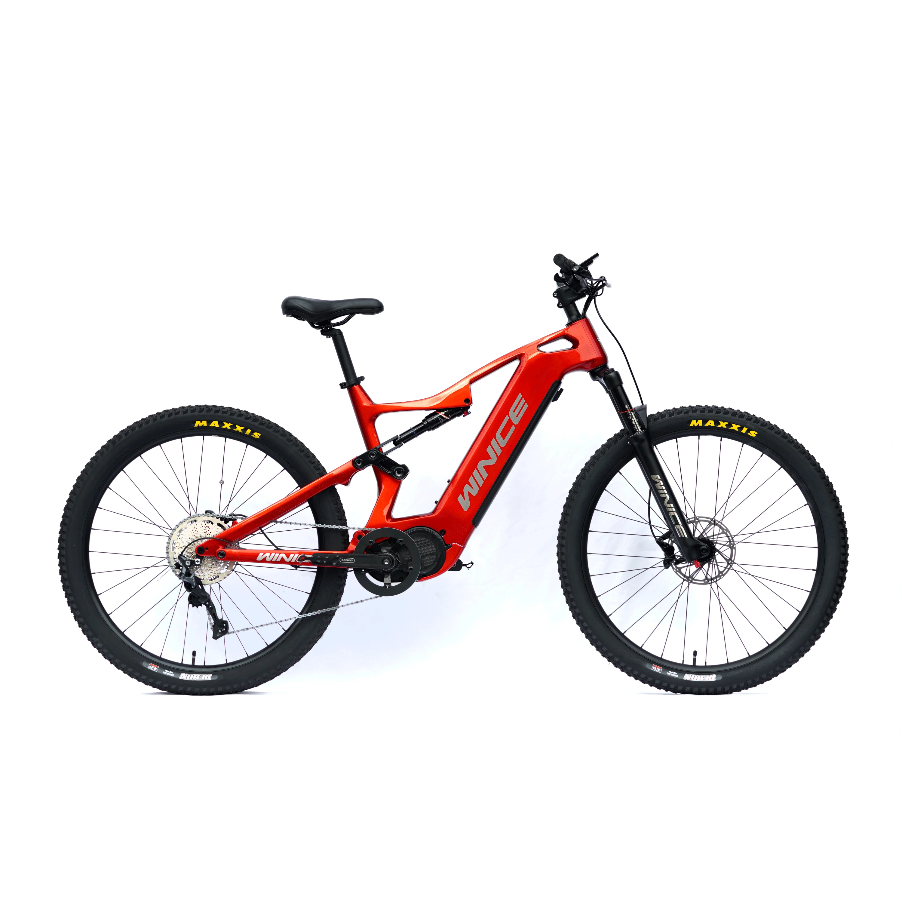 Dengfu E55 из углеродного волокна EBIKE 10S 29ER с полной подвеской Bafang M620 G510 52V 1000W 20AH EMTB