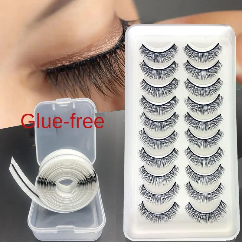 3d natural magnetic  russian volume mink individual eyelash extension c d curl segment pre-cut extension kit eyelashes