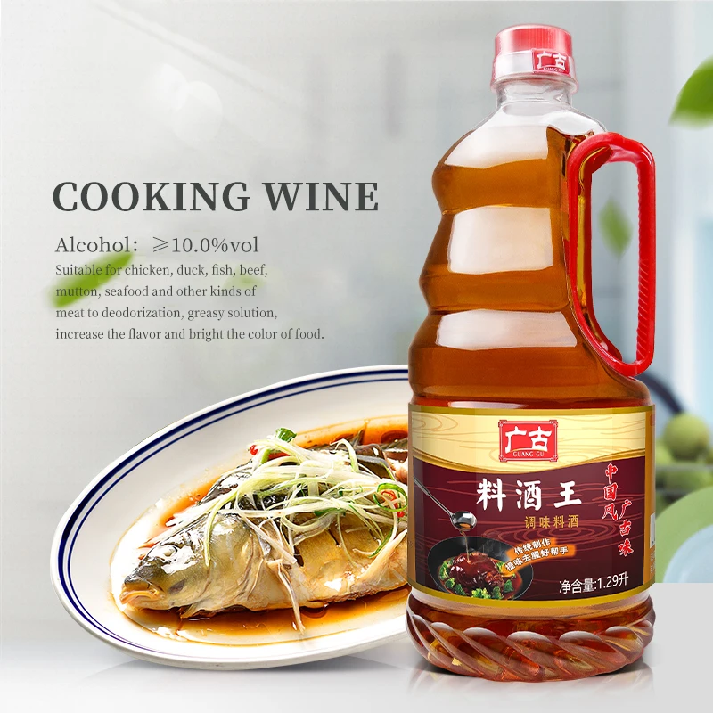 Cooking Liquor Alcohol Content 10% Cooking Wine 1.29L Hot Sale