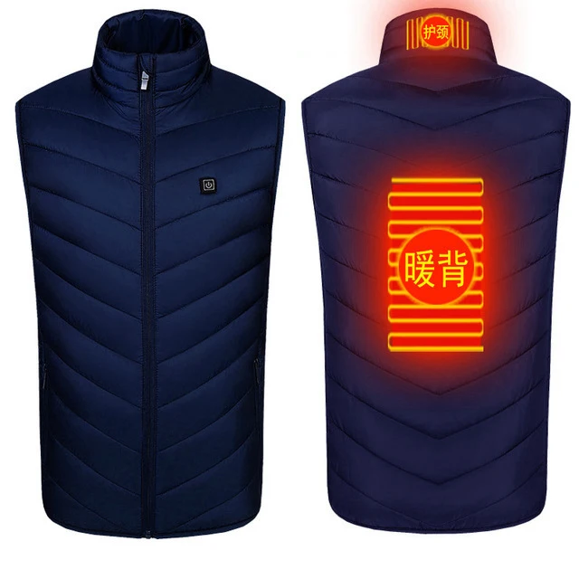 Battery Powered Utility Unisex hot selling USB heating vest carbon fiber far infrared heated vest with battery pack