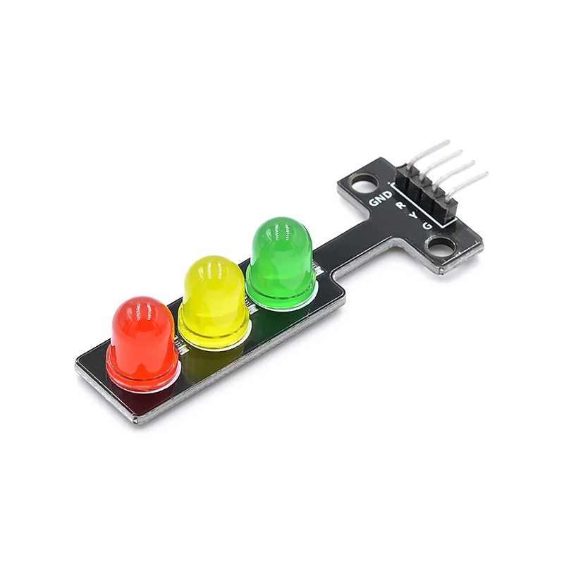 LED traffic light module 5V traffic light module electronic learning building blocks programming single control board