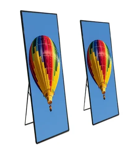 Yake LED screen digital hd Poster Stand LED Screen P2 P2.5 Indoor LED Poster/P1.86 pantalla de poster led display for events