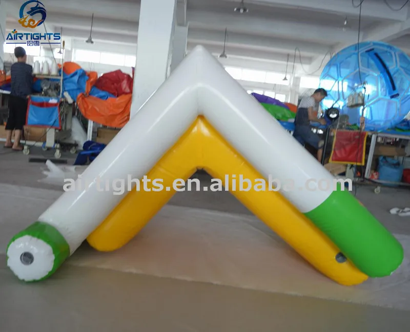 3m long inflatable floating water slide for water park games