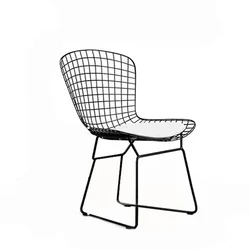 Private Label Luxury Nordic Modern Restaurant Living Room Hotel Outdoor Iron Chair