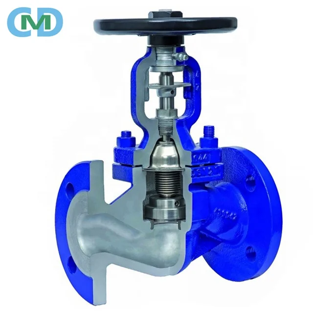 Globe Type Steam Bellows Seal Stop Valve