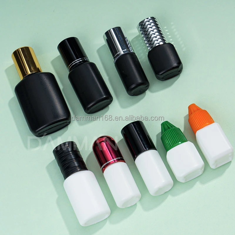 Wholesale Lash Extension Glue 5ml 10ml 0.5-2s Fast Drying Long Lasting Custom Lash Glue For Korean SKY Or IB