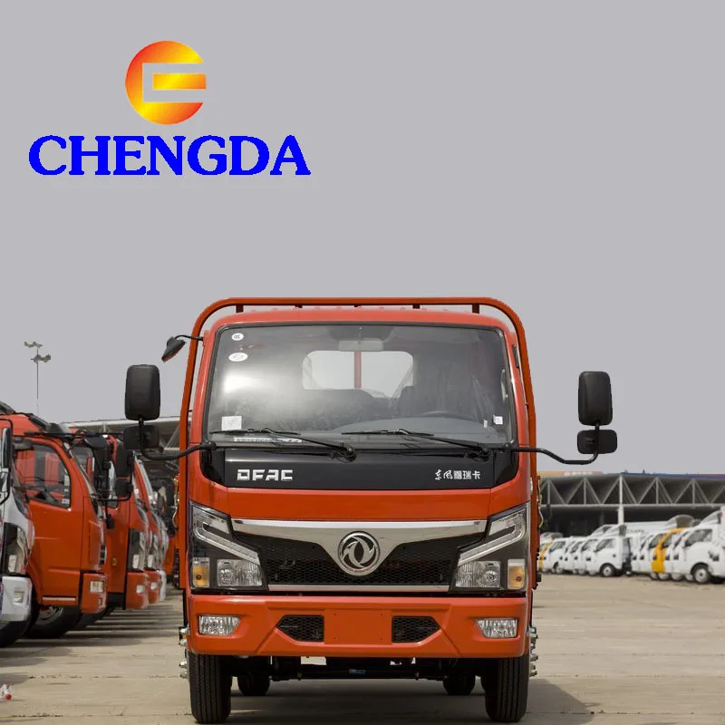  Discount price diesel flat truck 4x2 Dongfeng small lorry Single row cargo trucks for