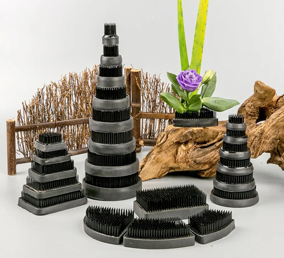 Japanese Floral Pins Round Flower Arranger Floral Arrangement Holder Ikebana Kenzan