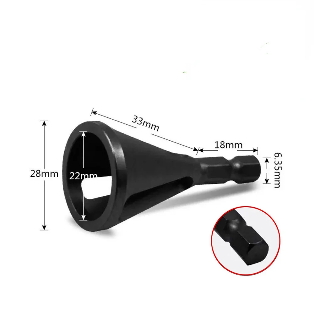 1PC Triangular / Hex handle Deburring External Chamfer Tool Stainless Steel Remove Burr Drill Bit Tools for Metal Drilling Tool