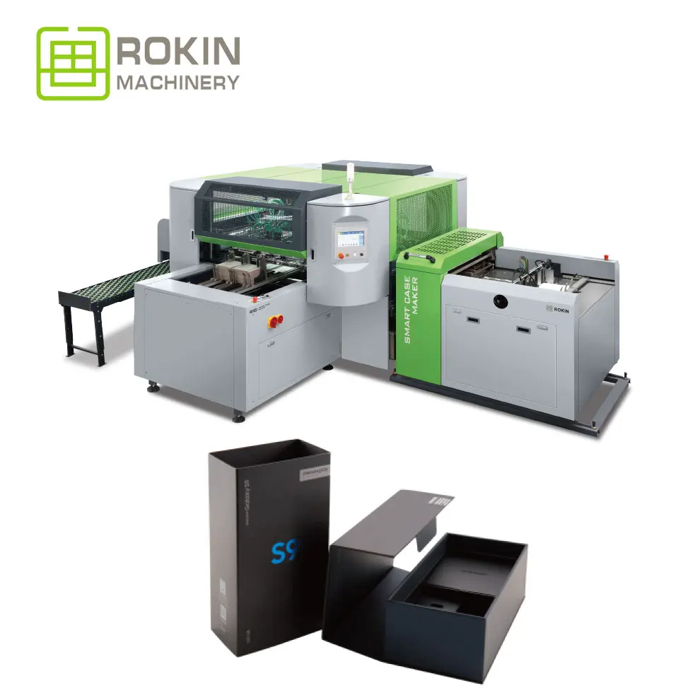 Rokin brand Case making machine book cover round-in machine