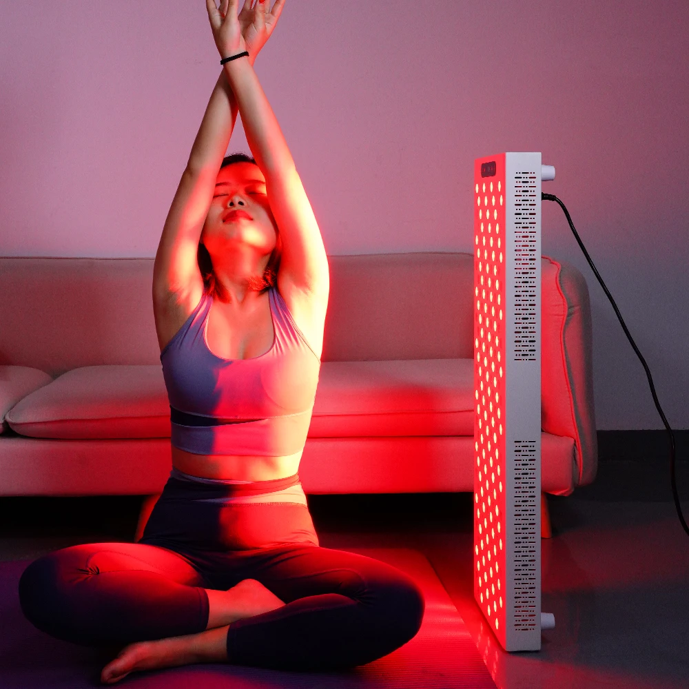 SGROW 1200w near-infrared red light LED therapy Physical heating infrared home 660nm  850nm red infrared light therapy panel