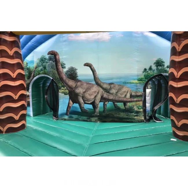 Outdoor kids N adults giant jurassic inflatable water park with pool for energy challenge from China inflatable factory