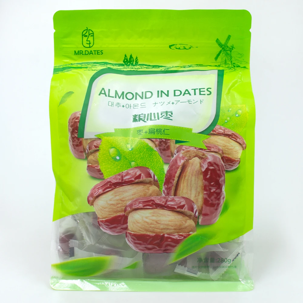 Snack Nuts And Dried Fruit Jujube Almond Walnuts Kernel Nuts Stuffed Dates Peeled Walnut