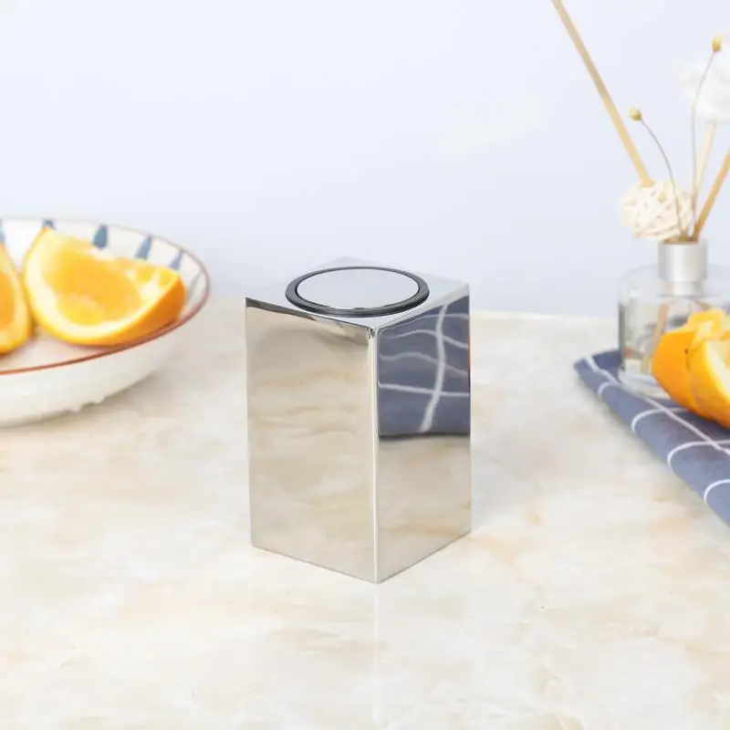 Home Appliance Living room decoration toothpick holder automatic press pop up bamboo Toothpick dispenser household