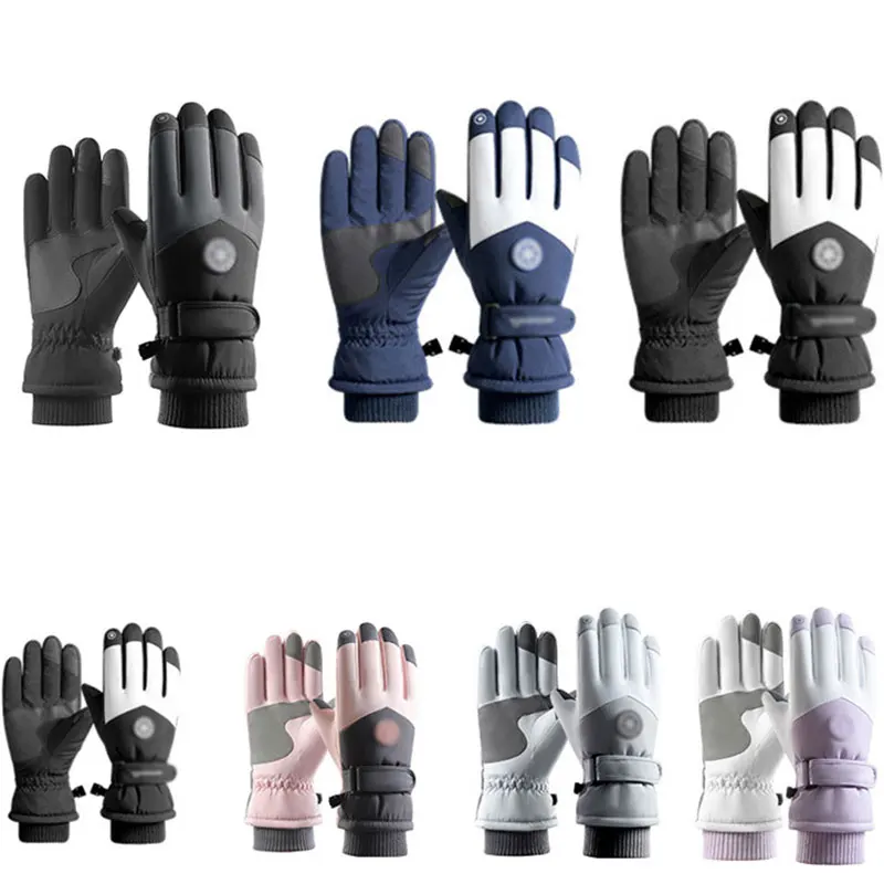 New Design Winter Unisex Ski Gloves Sports Safety Waterproof Touchscreen Gloves Motorbike Riding Gloves