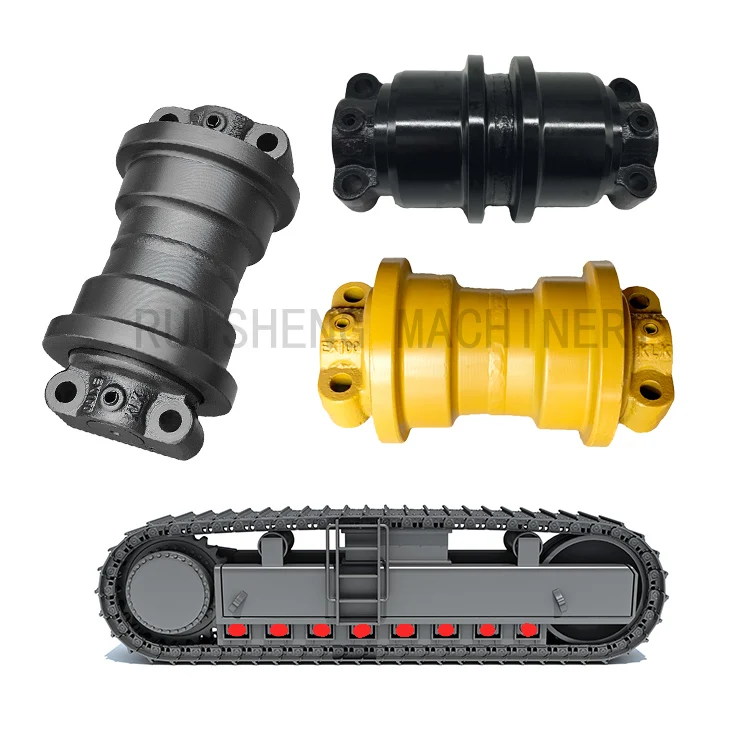 Factory Wholesale Excavator Undercarriage Parts EX100 EX200 EX200-1/2/3/5 EX210 EX220 Bottom Roller Track Roller For Hitachi