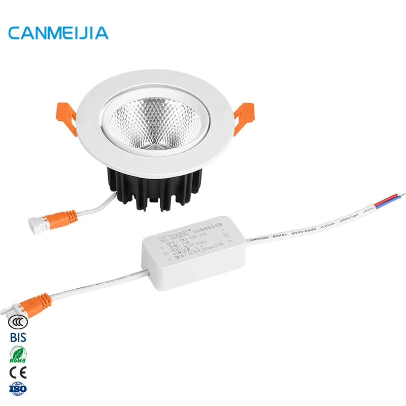 5 Вт 10 15 Luces Focos круглый Диммируемый Точечный светильник светодио дный Cob s НАРУЖНЫЕ фонари алюминиевый корпус