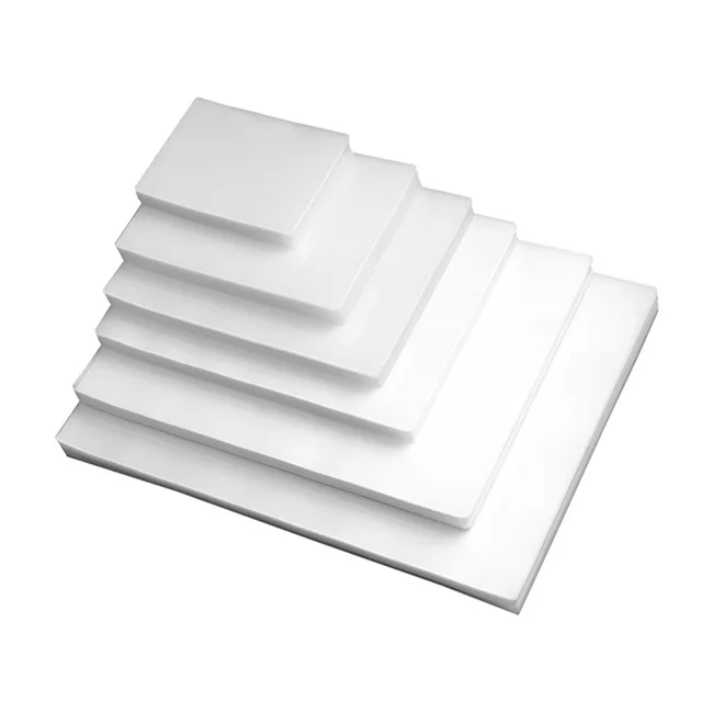 hot Laminating pouch film High quality 250 mic 125 mic 80 mic 100 sheets for laminator
