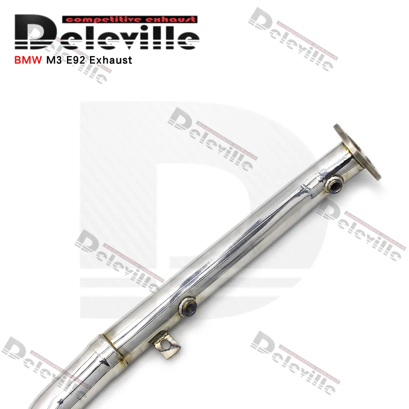 Deleville Racing Car Exhaust System Equal length mid pipe  For BMW M3 E92 V8 4.0L 2008-2013 304 Stainless Steel Exhaust Pipes