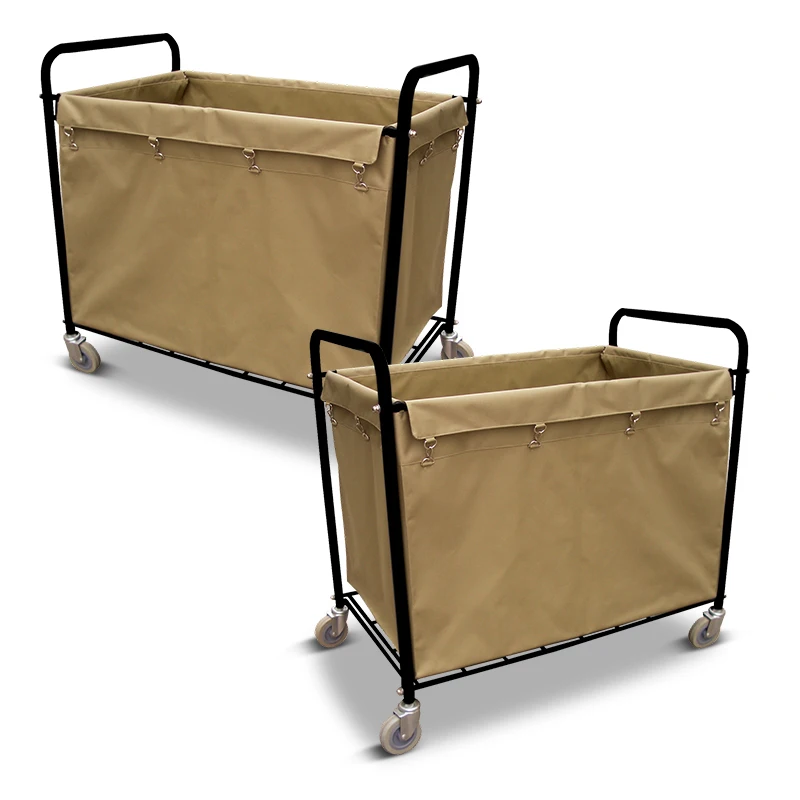 Quadrate commercial laundry cart linen trolley