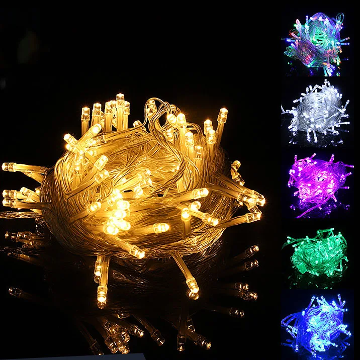 Waterproof Outdoor Home 10M 20M 30M 50M LED Fairy String Lights Christmas Party Wedding Garden Stage Decoration Garland Light