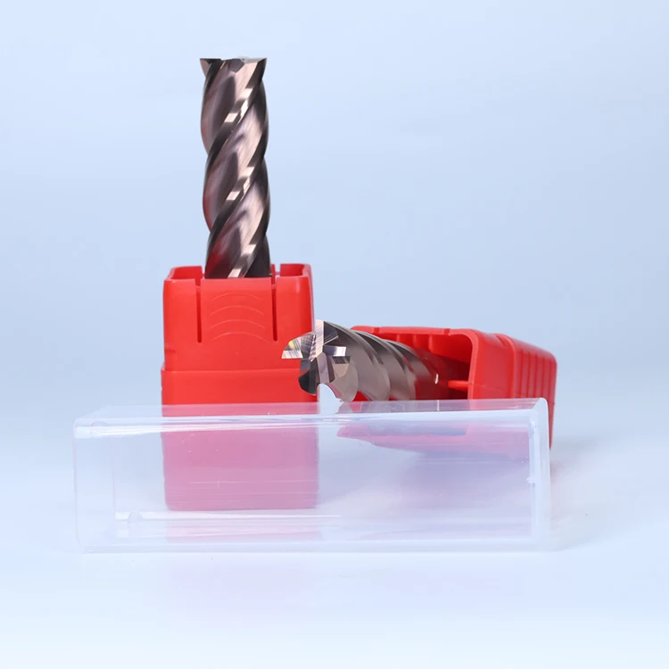 65 Degree 4-Flutes CNC High Carbide Solid Milling Cutter Machines-Cutting End Tungsten Steel Flat Knife