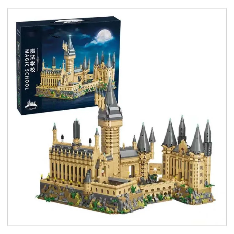 DIY Novel Movie Series Hogwart Magic Castle House Set Building Blocks Bricks For Children 14+ Years