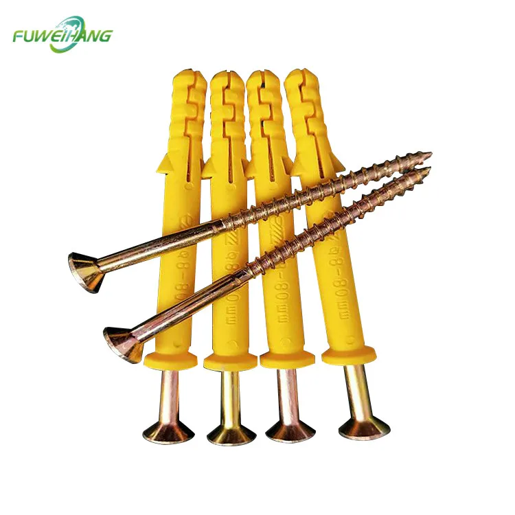 High quality   plastic plug wall anchor blue plastic hollow wall anchor expansion screw plug wall