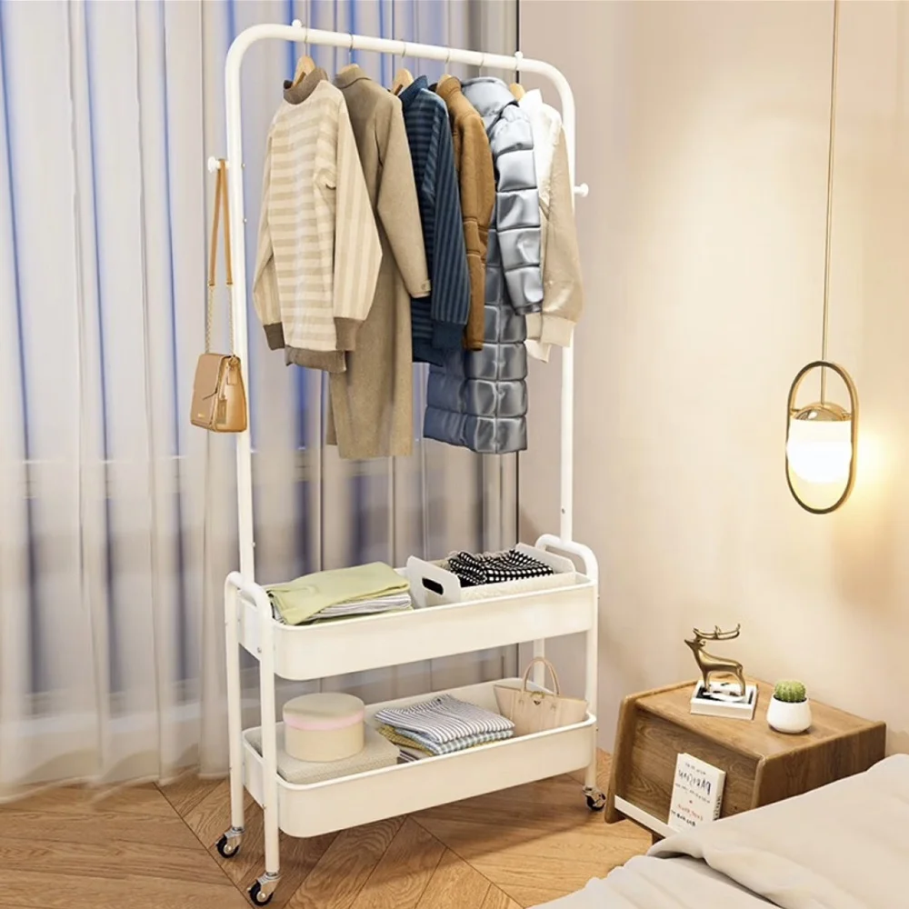 Portable Tree Shaped Gold Metal Hanger Porte Manteau Standing Coat Rack