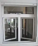 Hot-sale inward and outward  opening  soundproof  aluminum  double glazed frame casement window